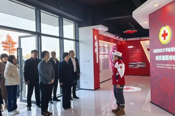 南通市红十字会一行来锡考察交流